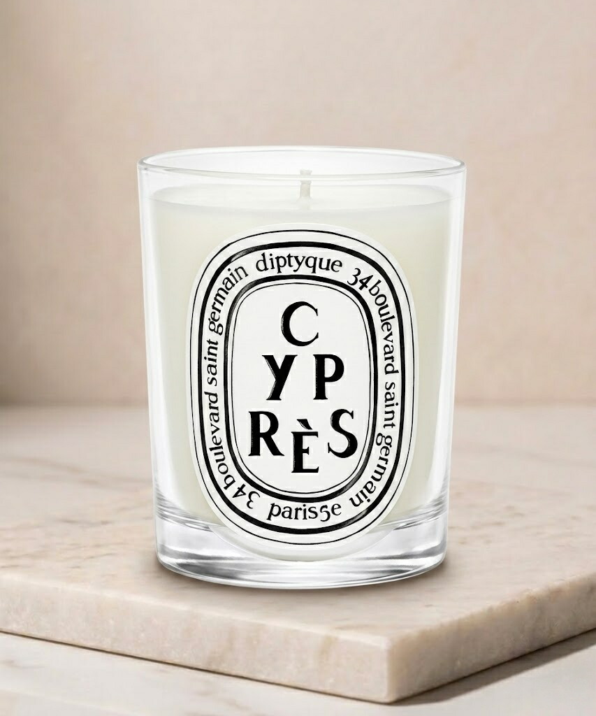ディプティック（diptyque） クラシック キャンドル シプレ 190g／燃焼時間約50時間／キャンドル