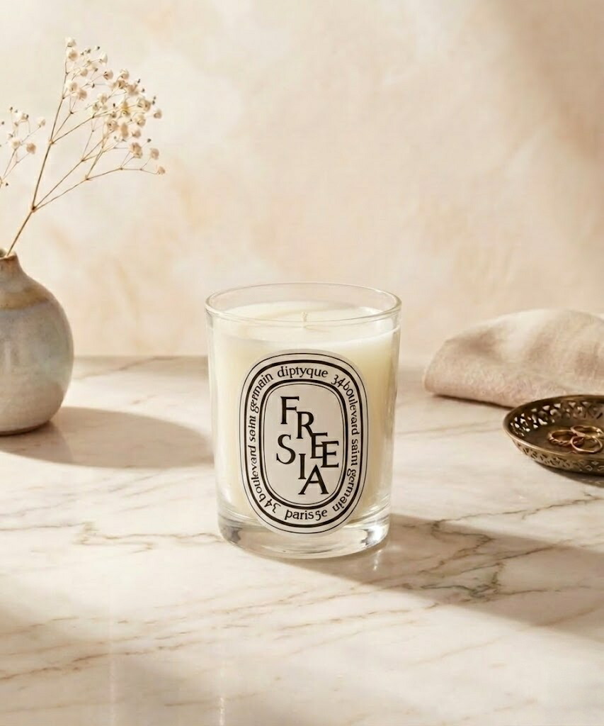 ディプティック（diptyque） クラシック キャンドル フリージア 190g／燃焼時間約50時間／キャンドル