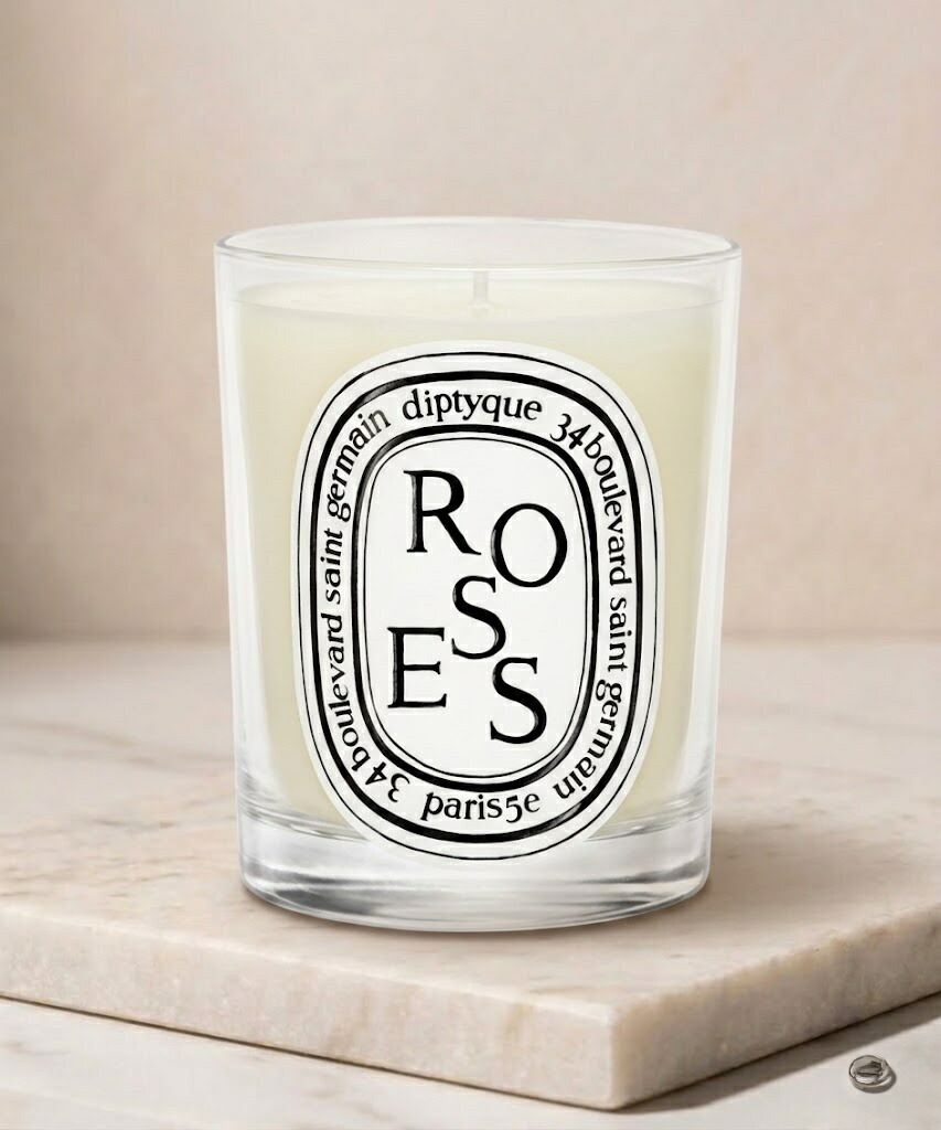 ディプティック（diptyque） クラシック キャンドル ローズ 190g／燃焼時間約50時間／キャンドル