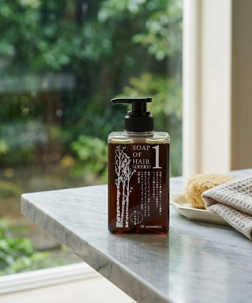 オブ・コスメティックス(Of cosmetics) ソープオブヘア・1 ミニサイズ:60mL・265mL・625mL・1000mL/シャンプー|アカネSHOP店
