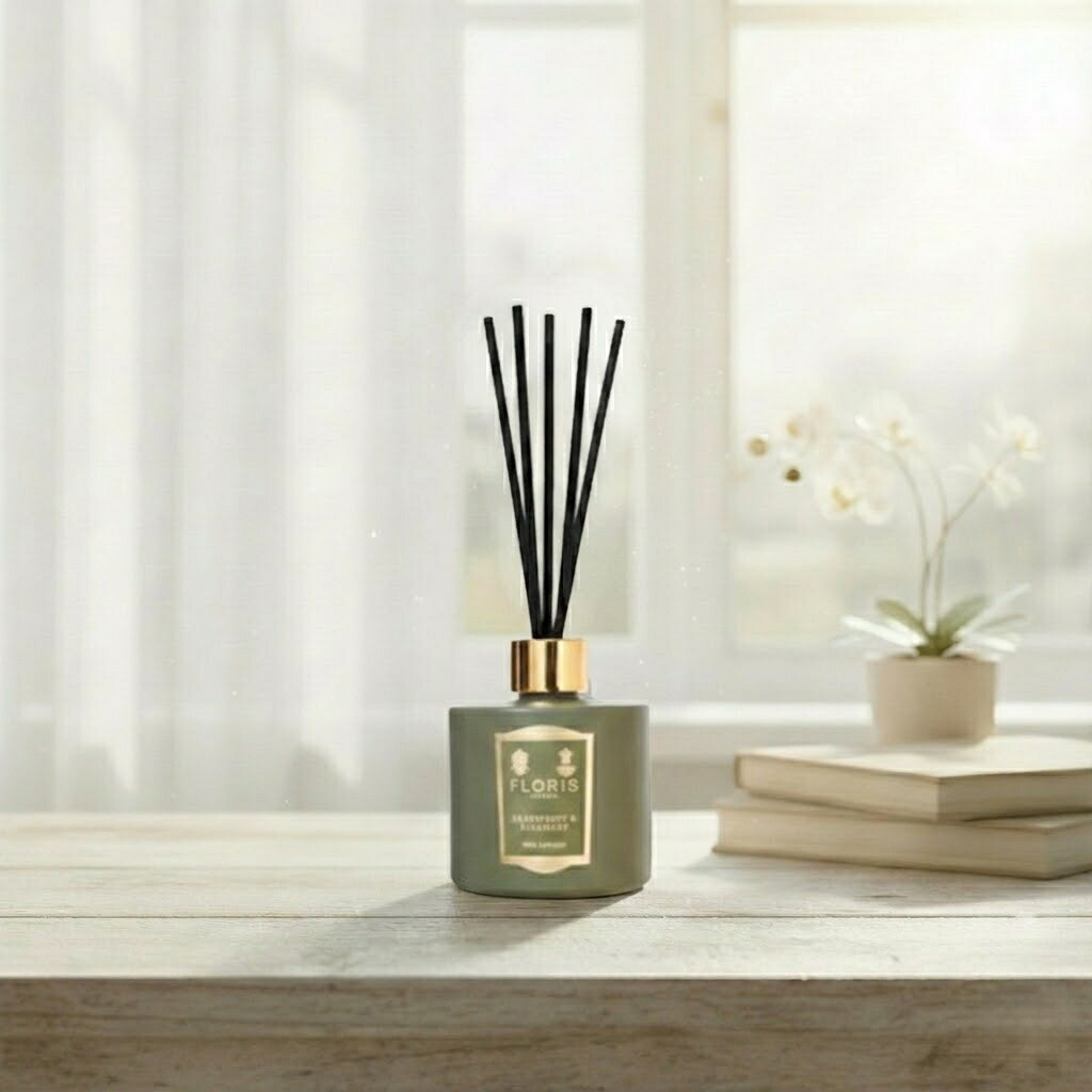 FLORIS(フローリス) FL センテッドディフューザー グレープフルーツ&ローズマリー N 200mL/芳香持続時間:約4カ月/ディフューザー|アカネSHOP店
