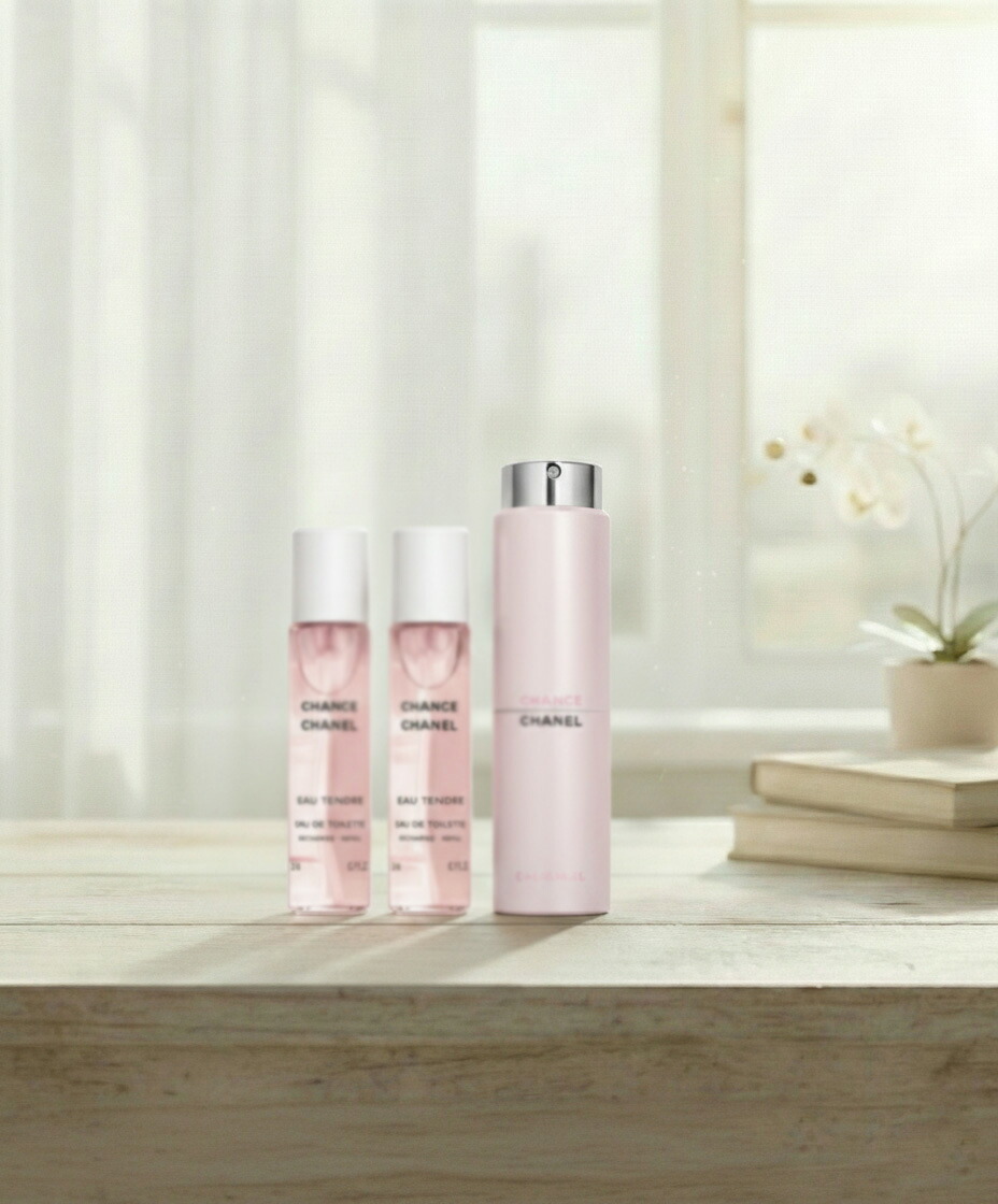 CHANEL シャネル チャンス　オー　タンドゥル　ツィスト＆スプレイ（オードゥ　トワレット） オードトワレ／本品：20mL＋リフィル20mL×2本リフィル：20mL×3本 17,651円