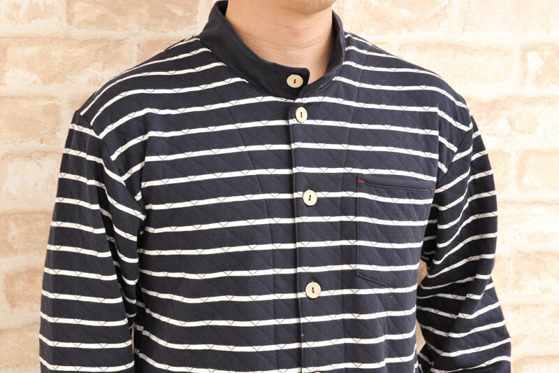 楽天市場 肌に優しい綿100 中わたニットキルト地ボーダー 前開き長袖パジャマ メンズ 冬向き商品 紳士ナイトウェア 男性用 Llサイズ 有り 父の日 男性用ナイトウェア 綿100 ルームウェア 部屋着の時間