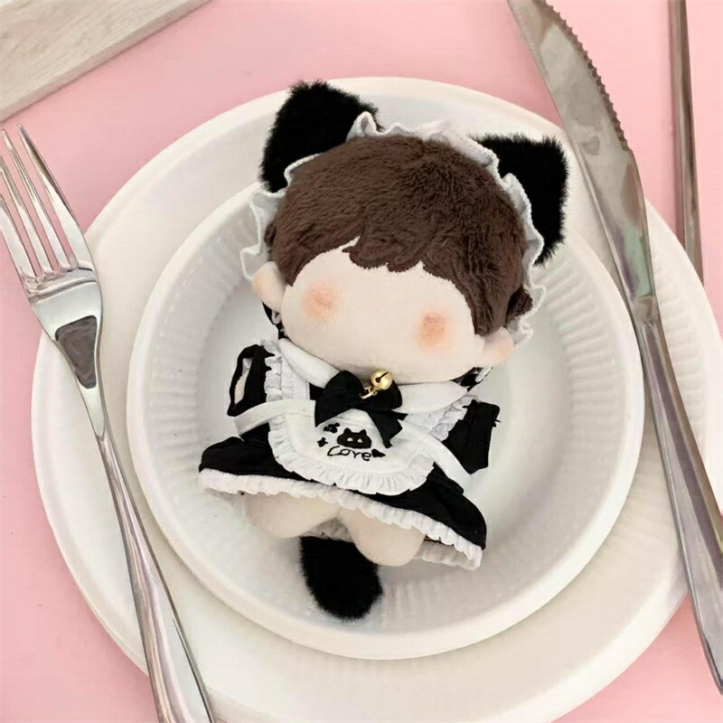 楽天市場】メイド服 4点セット ぬい服 10cmぬいぐるみ服 推しの