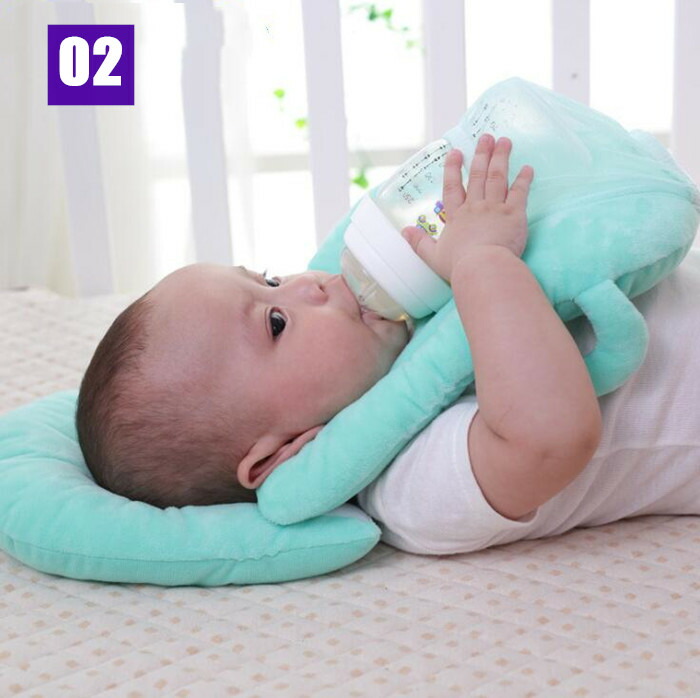 授乳クッション 枕 ハンズフリー チャイルドシート ピロー 哺乳瓶ホルダー 新生児 ベビーカー 乳児