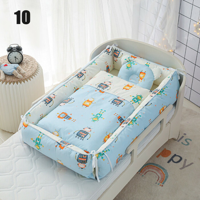 最適な材料 ベビーベッド ベッドインベッド 添い寝新生児用添い寝ベッド 布団 枕 3点セッ 全日本送料無料