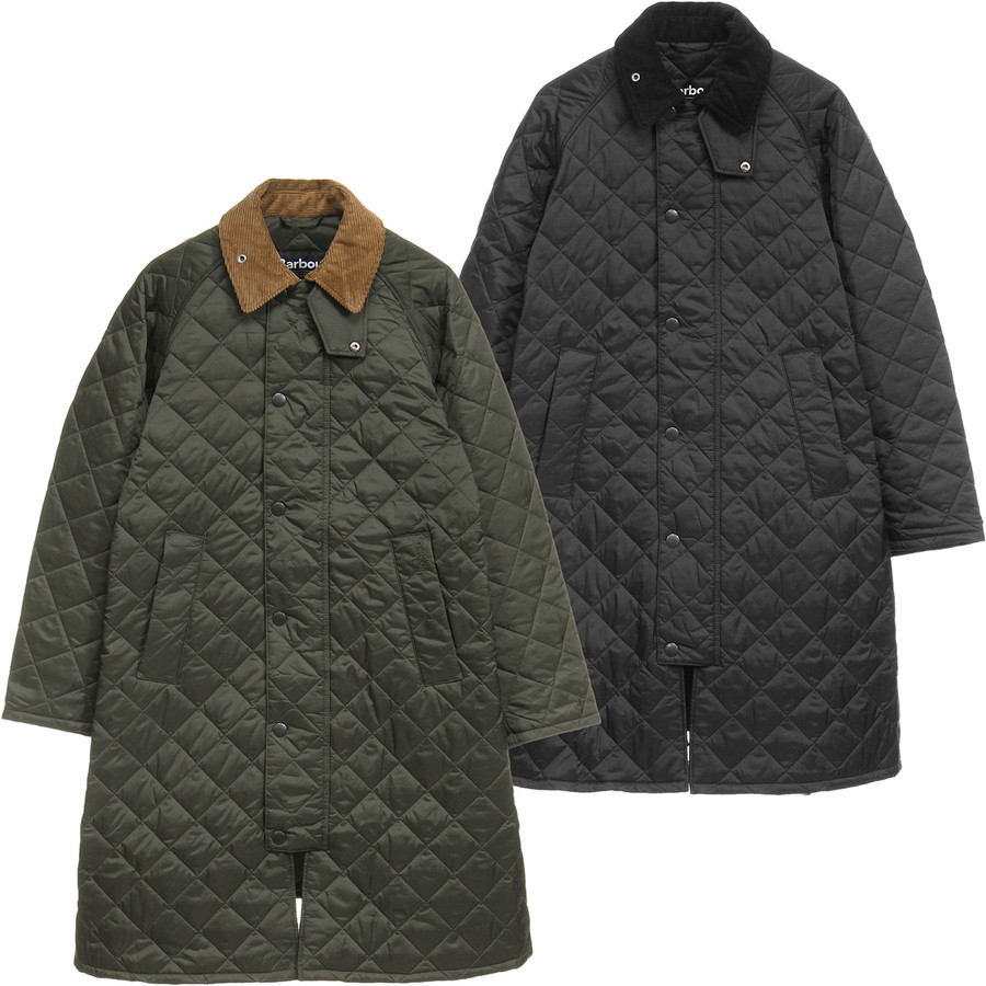 バブアー メンズ レディース ミドルレングス キルティングコート エクスモア Barbour Exmoor MQU1867 キルティング ミドル レングス コート ナイロン バーブァー バヴアー バブァー バブワー ユニセックス