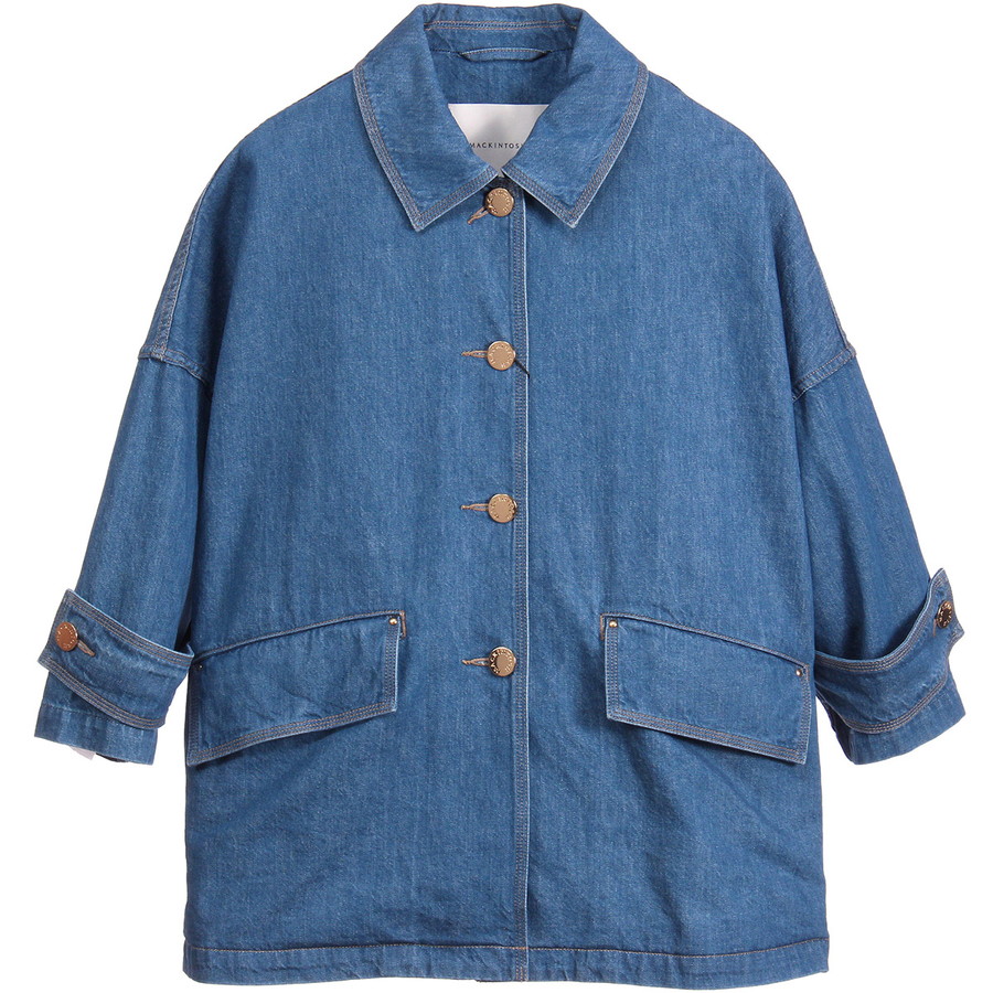 マッキントッシュ レディース コート ハンビー デニムジャケット Humbie Denim Jacket L261ND1003BGALW Mackintosh ステンカラー ジャケット