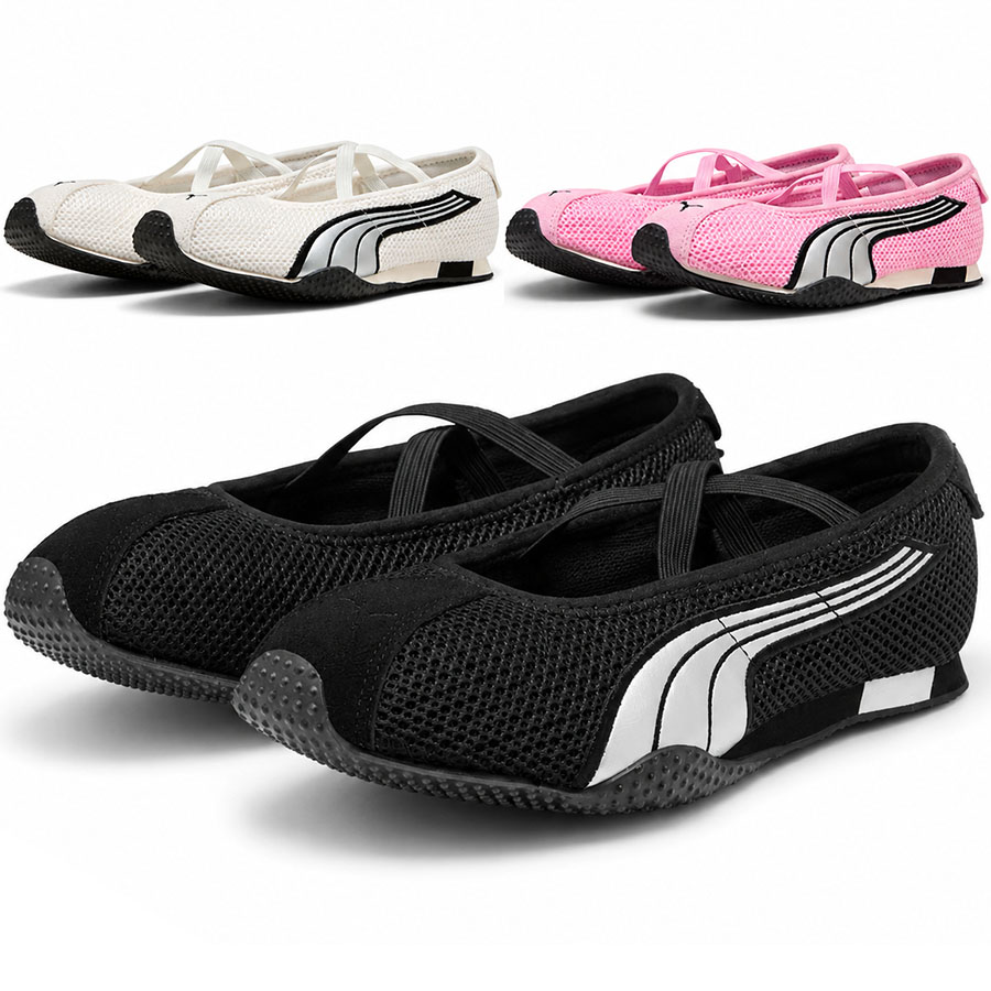 ピューマ H表どおり バレー H-Street Ballet メリージェーン スニーカー 407820 Puma レディース メリージェーンスニーカー
