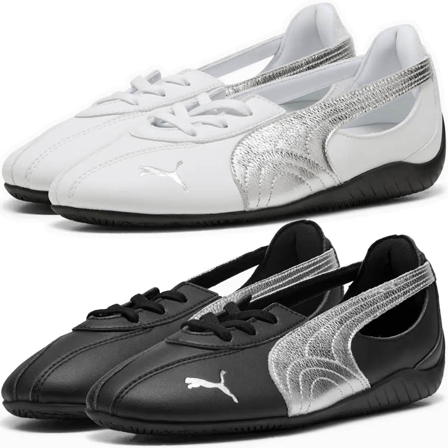 プーマ スピードキャット バレエ ノヴァ メタリック SpeedCat Ballet Nova Metallic ドライビングシューズ スニーカー 408342 メタリックレザー Puma レディース バレエ シューズタイプ メリージェーン|GLOBER