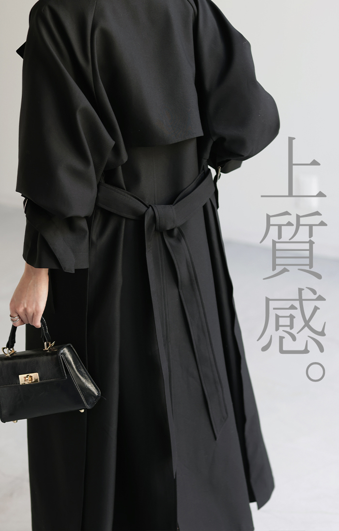 コート トレンチ きちんと感 レディース トレンチコート アウター