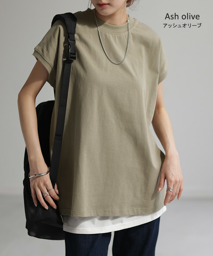 ネペンテス　モックネック　半袖　リブ　L 超美品 ハーフジップ 半袖モックネック カットソー ZIP LOGO/DARK NAVY