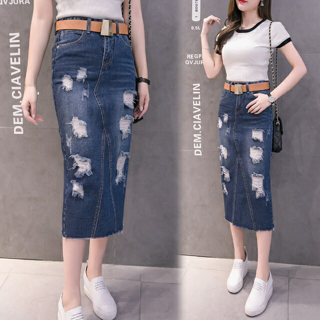 人気のファッショントレンド 50 素晴らしいダメージ デニム スカート