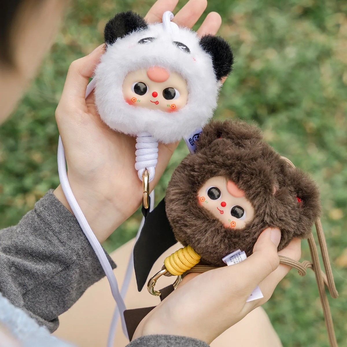 楽天市場】【BABY THREE】ぬいぐるみ ファスナー付きバッグ ブラインド