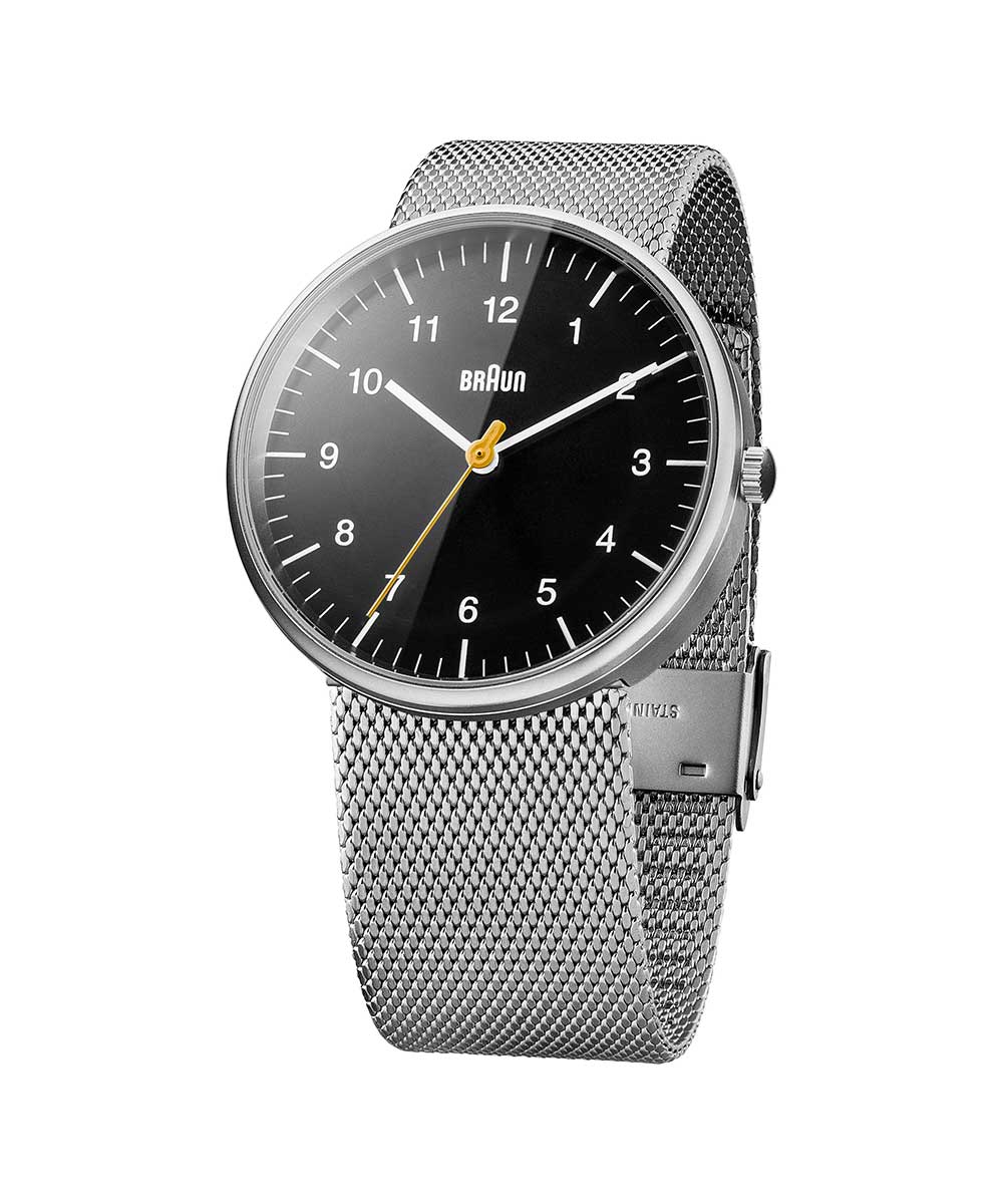 正規品 BRAUN ブラウン 腕時計 メンズ レディース Classic 38mm クラシック シルバー ブラック メッシュベルト BN0021BKSLMHG