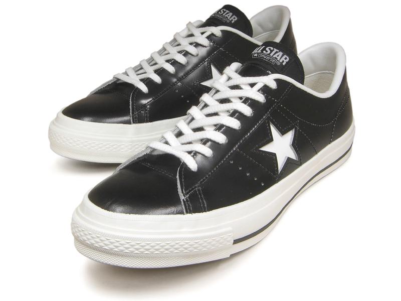 楽天市場 コンバース 日本製 ワンスター Converse One Star J ブラック ホワイト レザー 黒 白 Made In Japan スニーカー レディース メンズ Hi Fine