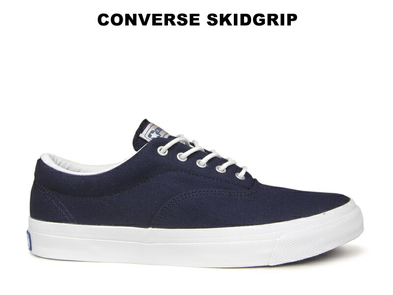 converse skidgrip navy