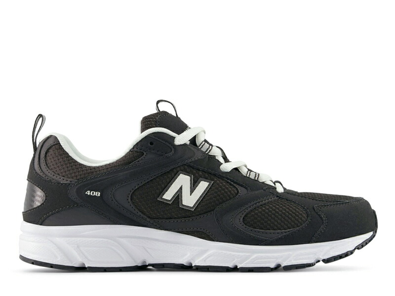 【2026春夏新作】ニューバランス 408 ブラック 黒 レディース メンズ スニーカー ランニング ユニセックスモデル NEW BALANCE U408 9BN 【国内正規品】