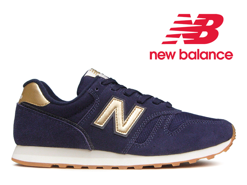 楽天市場 秋冬新作 New Balance Wl373 Fd2 Navy Goldニューバランス ネイビー ゴールド 紺 金 レディース スニーカー 996 574 国内正規品 Hi Fine