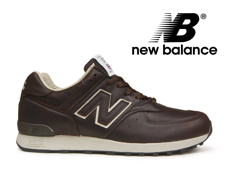 Men's Shoes NEW BALANCE 576 MADE IN ENGLAND M576CBB pelle uomo ...