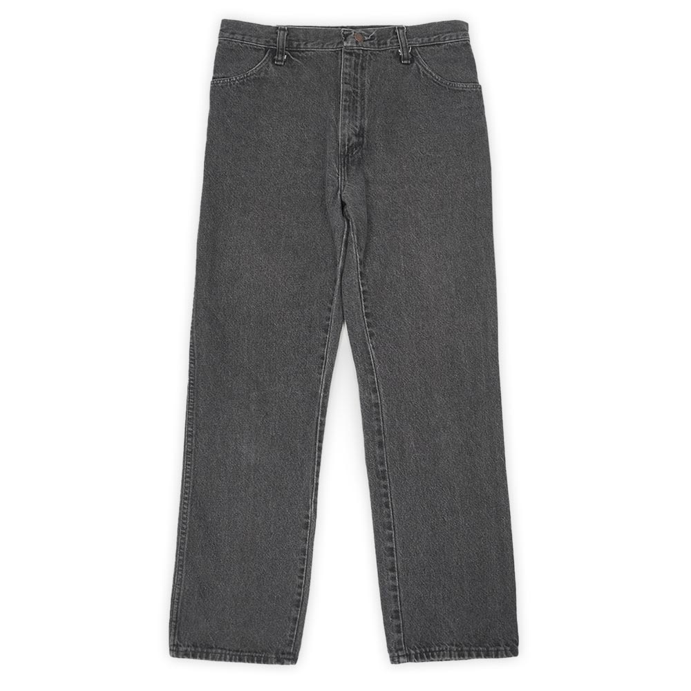 ラスラー RUSTLER 00s 2000年月日 87621BK 先染めブラックデニムパンツ デニム 引っ切り無い Wrangler ラングラー USA ヴィンテージ 亜米利加 古着 メンズ 501 200 黒 W32 L30【中古】