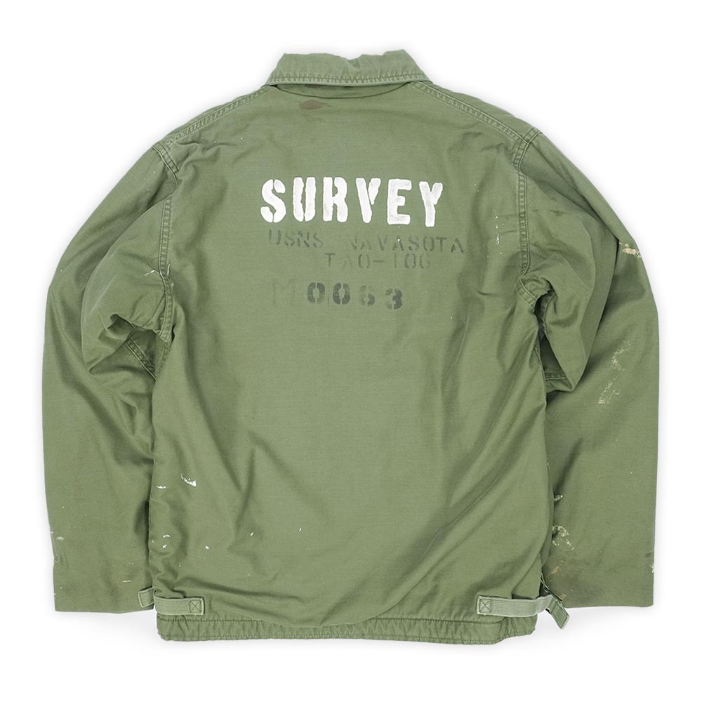 楽天市場】60s ☆ 69年製 米軍実物 US NAVY A-2 デッキ ジャケット