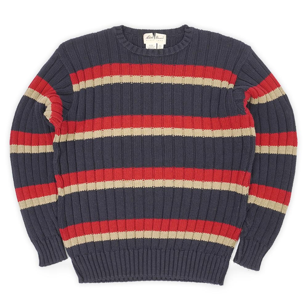 黒タグ 80s USA Eddie Bouer ヘンリーネック コットンニット 80's Eddie Bauer ヘンリーネック コットンニット 