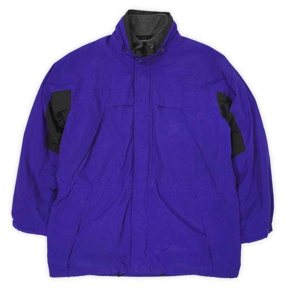エディーバウアー Eddie Bauer 00s 2000年代 フリースライナー ナイロンジャケット WEATHER EDGE USA ヴィンテージ アメリカ 古着 メンズ コート ジャケット ブルー L【中古】 7,227円