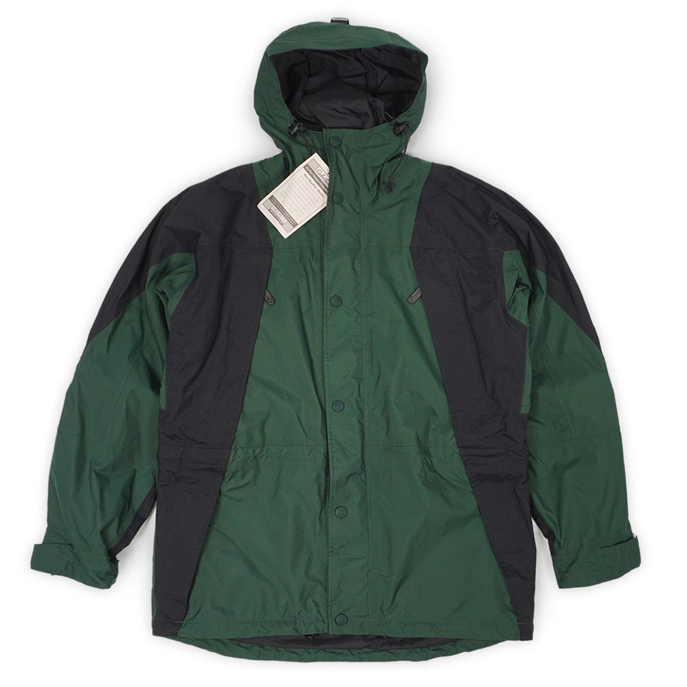 カベラス Cabela\u0027s 未当て嵌める デッド店卸し資産 90s 00s 90-2000年月日 お山パーカー DRY-PLUS ナイロン 上衣 USA ヴィンテージ 亜米利加 古着 アウトドア 黒いこと 緑であること M【中古】