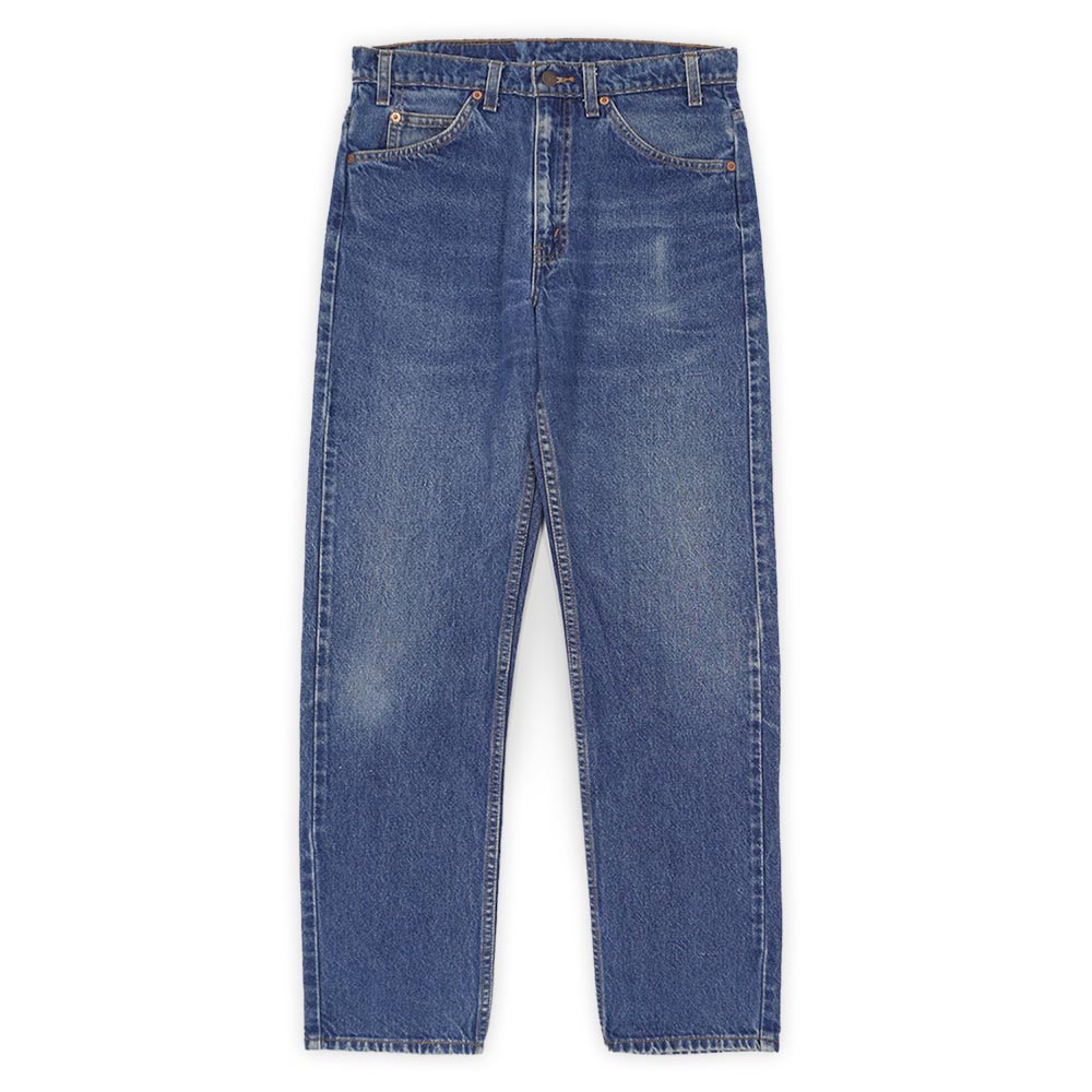リーヴァイズジーンズ Levi\u0027s 90s 90年月日 505 ジーンズズボン下 デニム アメカジ 定番 オレンジ色ため桶 USA 亜米利加 501 505 517 ヴィンテージ 古着 メンズ ズボン ズボン下 インディゴブルー W32 L32【中古】