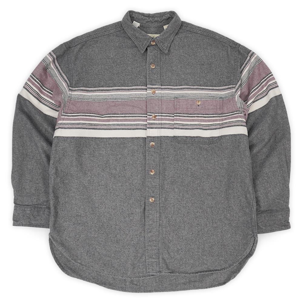 楽天市場】80s 黒タグ Eddie Bauer 長袖 コットン シャモア シャツ