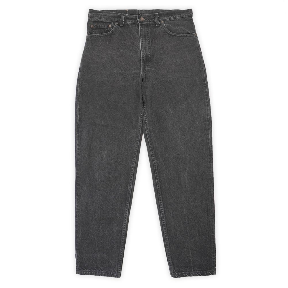 リーバイス Levi's 90s 90年代 550 ブラックデニムパンツ MADE IN USA アメリカ製 バギー SilverTab ジーンズ ヴィンテージ 古着 メンズ ズボン パンツ ブラック 黒 W36 L32【中古】