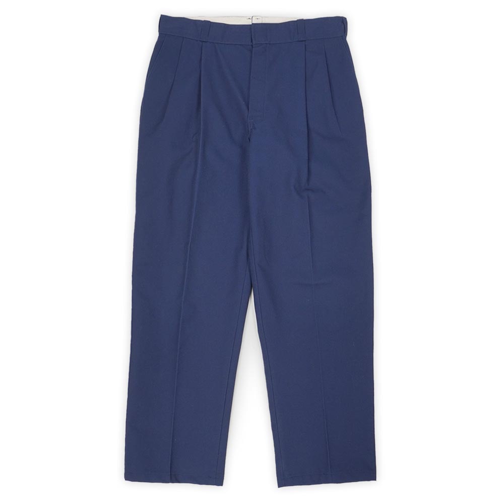 ディッキーズ Dickies 90s 90年月日 2タック 細工物ズボン下 MADE IN USA 亜米利加製 骨董品 トラウザー ヴィンテージ 古着 メンズ ズボン・ズボン下 米国海軍 / 紺 実寸W34 L30【中古】