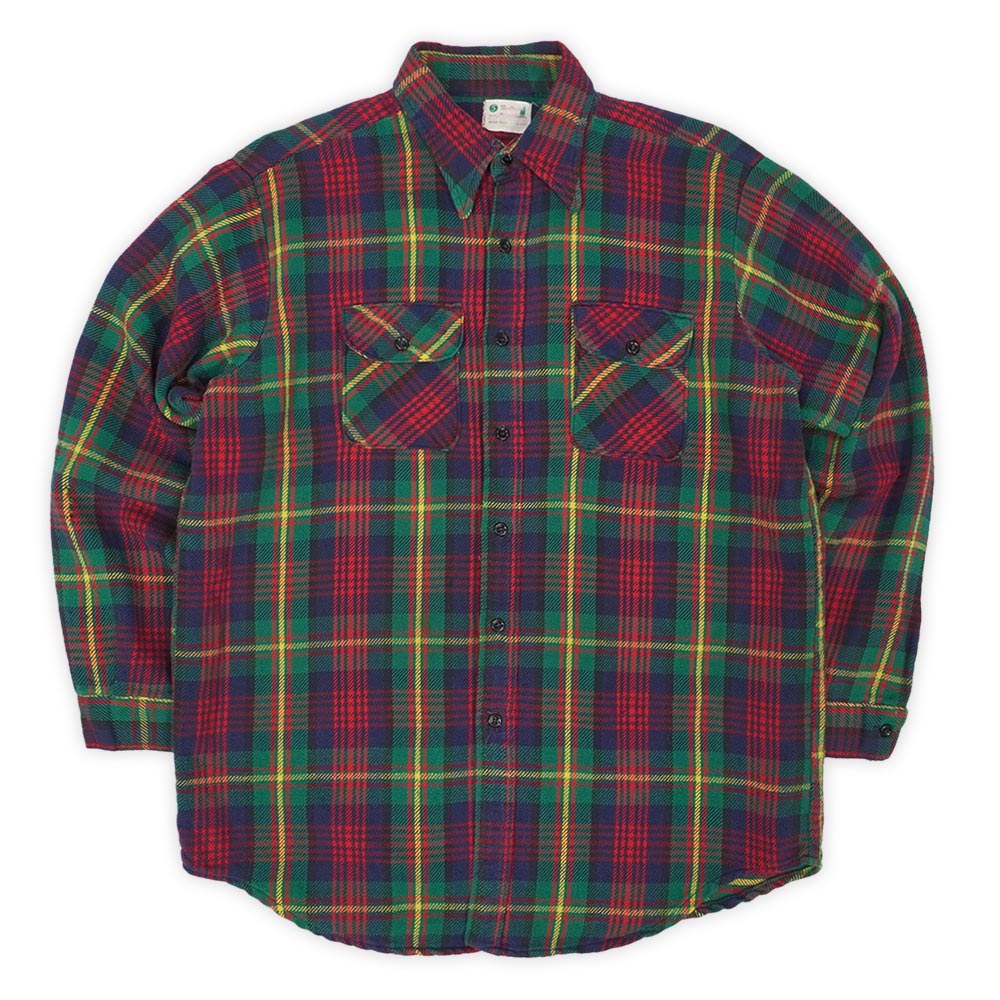 楽天市場】70s 80s USA製 FIVE BROTHER チェック 長袖 ヘビー