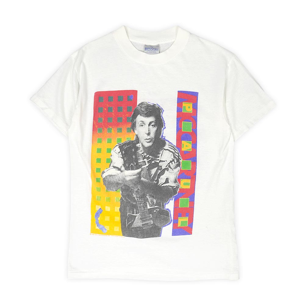 デッドストック 90s USA製 ポールマッカートニー Tシャツ 90s ポールマッカートニー 白 Tシャツ XL - メルカリ