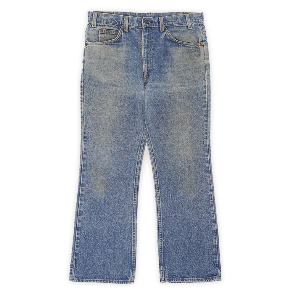 リーバイス Levi's 80s 80年代 517-0217 ブーツカット デニムパンツ ジーンズ MADE IN USA アメリカ製 オレンジタブ 501 646 ヴィンテージ 古着 パンツ インディゴブルー W36 L30【中古】