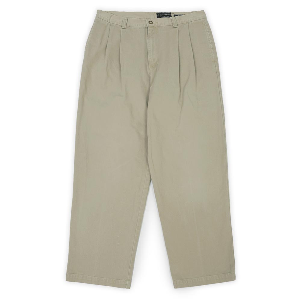 90s-00s Eddie Bauer ツータックチノパン33×32 楽天市場】90s ヴィンテージ エディー・バウアー Eddie Bauer
