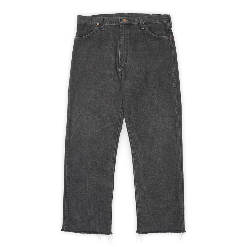 ラングラー Wrangler 90s 90年月日 13MWZPB 先染め ブラックデニムパンツ デニム MADE IN USA 亜米利加製 ヴィンテージ 定番 501 200 古着 メンズ ズボン ズボン下 黒 W35【中古】