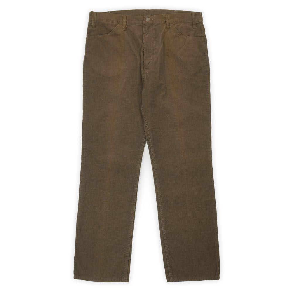 リーヴァイズジーンズ Levi\u0027s 80s 80年月日 519-1529 コール天ズボン下 TALON42 タロン ヴィンテージ  MADE IN USA 亜米利加製 古着 501 505 暗然たる赤銅色 W38 L31【中古】