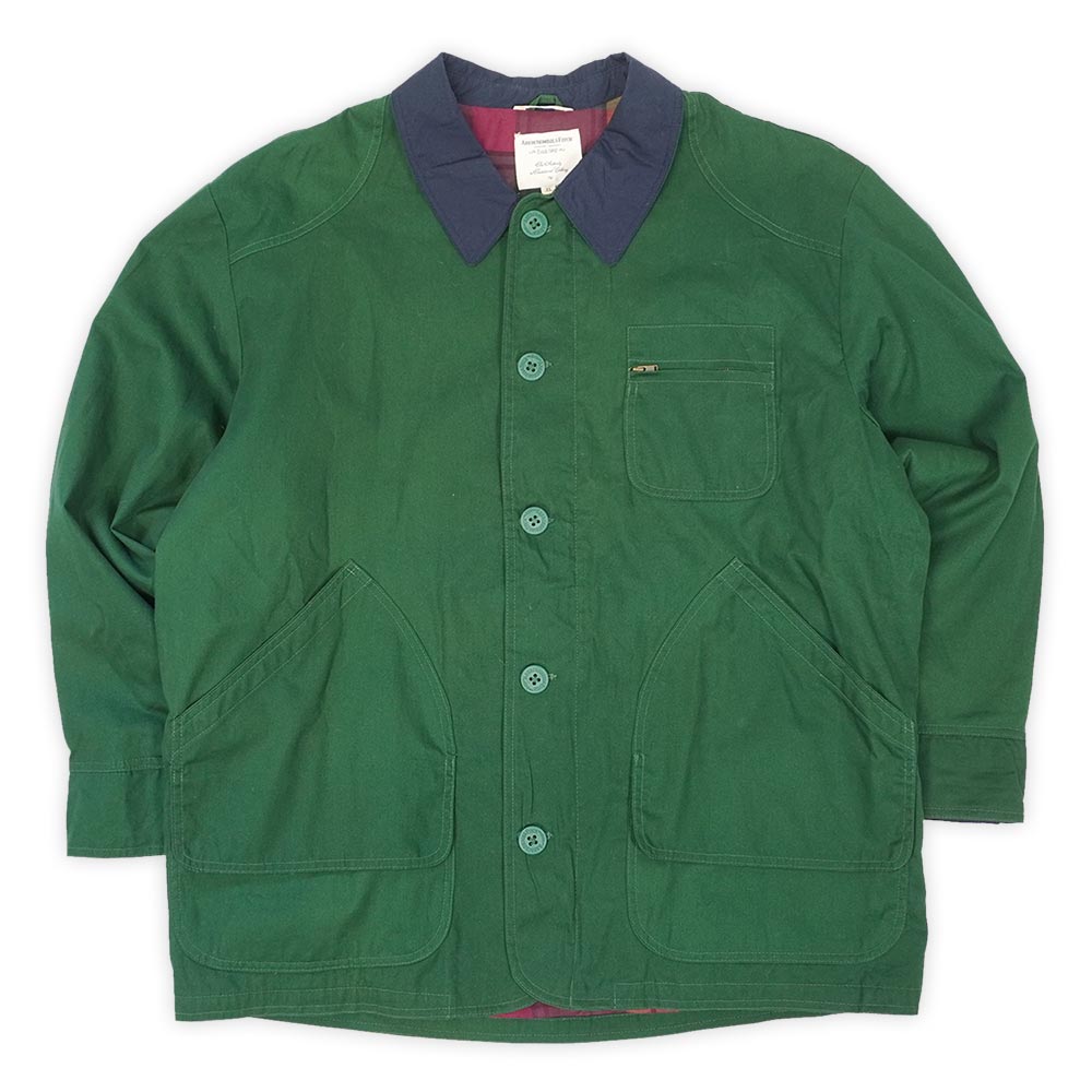 アバークロンビー&フィッチ ABERCROMBIE & FITCH 00s 2000年代 フィールドコート ハンティングジャケット アバクロ ビッグサイズ 珍品 USA ヴィンテージ アメリカ 古着 グリーン / 緑 XL【中古】|Hi-smile