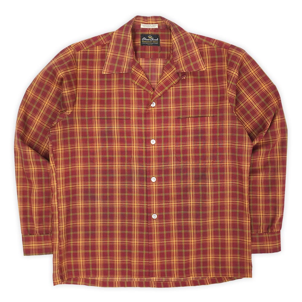 楽天市場】古着 VINTAGE ヴィンテージ 50s 60s 開襟 長袖 オープン