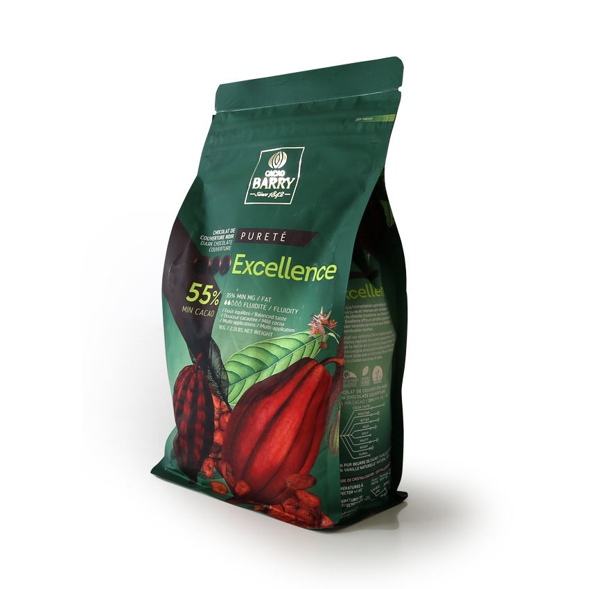 【送料無料】CACAO BARRY（カカオバリー）クーベルチュール エクセランス【1kg】【冷蔵/冷凍可】※現在規格が変更となりクラッシュタイプとなっております。