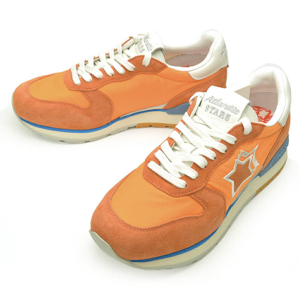 【2026年SS春夏新作】Atlantic STARS アトランティックスターズ 【置き目品】スニーカー COLORADO コロラド メンズ COLO5010-0805 Orange オレンジ色