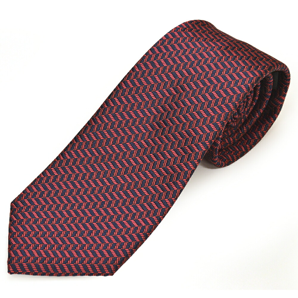 GIORGIO ARMANI ジョルジオ アルマーニ ネクタイ メンズ ジオメトリック柄 シルクネクタイ(サイズ剣幅8cm)ega24w009 4F919-00176 BURGUNDY バーガンディー