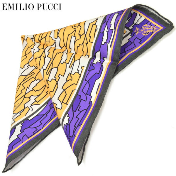 楽天市場】ポケットチーフ エミリオプッチ メンズ EMILIO PUCCI