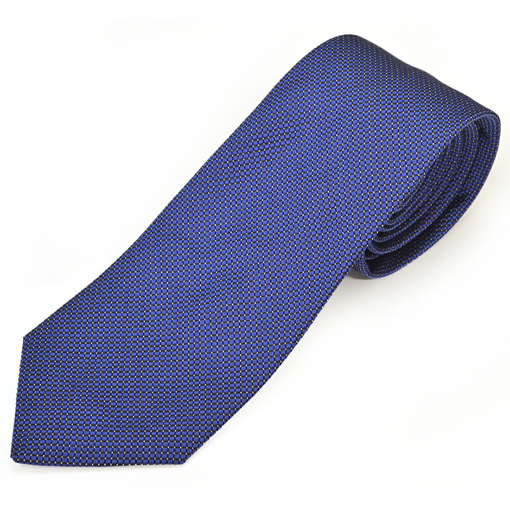 LANVIN ネクタイ SILK TIE ブルー シルク幾何学模様 ランバン LANVIN ネクタイ メンズ SILK TIE ブルー シルク