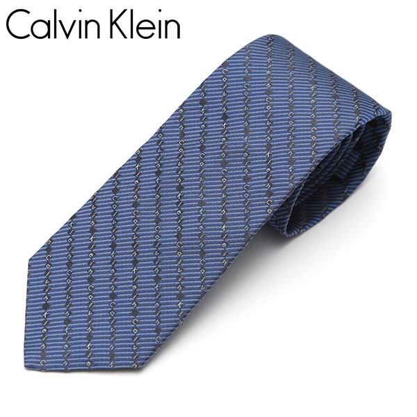 ネクタイ Calvin Klein カルバンクライン メンズ ロゴストライプ柄/ナロータイ サイズ剣幅7cm eck17s002 5261R