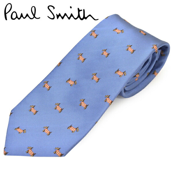 海外輸入 ネクタイ ポールスミス メンズ Paul Smith ドッグ イヌ柄シルクネクタイ サイズ剣幅8cm Epsw013 Alu6 40 ブルー 人気絶頂 Timesofbahrain Com