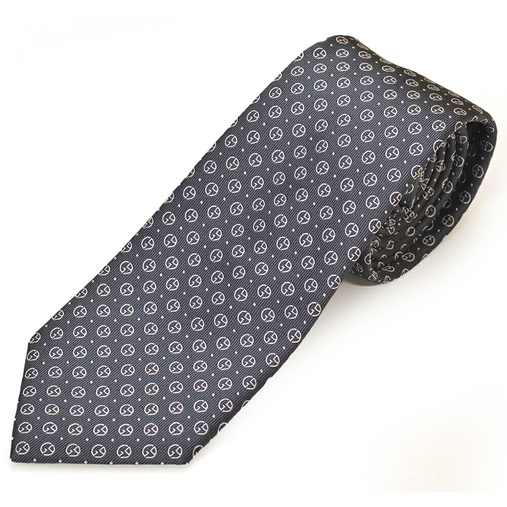 GIORGIO ARMANI ジョルジオ アルマーニ タイ メンズ ブランド名ロゴタイプ柄地絹タイ(大いさ剣幅8糎)ega24s003 3R915-11644 11644 LONDON FOG スーツ用ファッション小物-ネクタイ