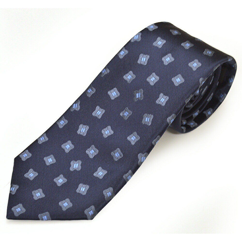 GIORGIO ARMANI ジョルジオ アルマーニ タイ メンズ 四角い柄地絹タイ(大いさ剣幅8糎)ega24s019 4R928-00134 00134 BLUE バッグ・小物・ブランド雑貨-ネクタイ-スーツ用ファッション小物